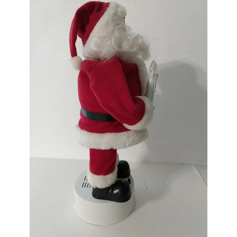 VTG Mr Santa Favorite Folks Music & Illuminated Figurine 15